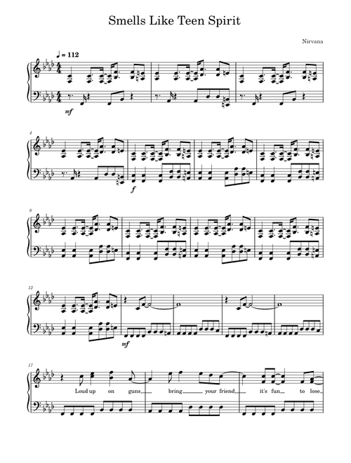 Smells Like Teen Spirit - Nirvana