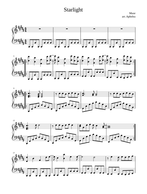 Muse: Starlight