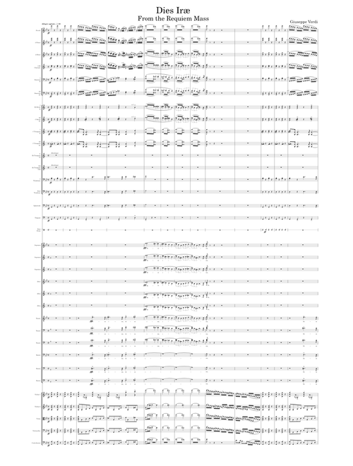 Dies Irae (Requiem Mass) Giuseppe Verdi (edited)