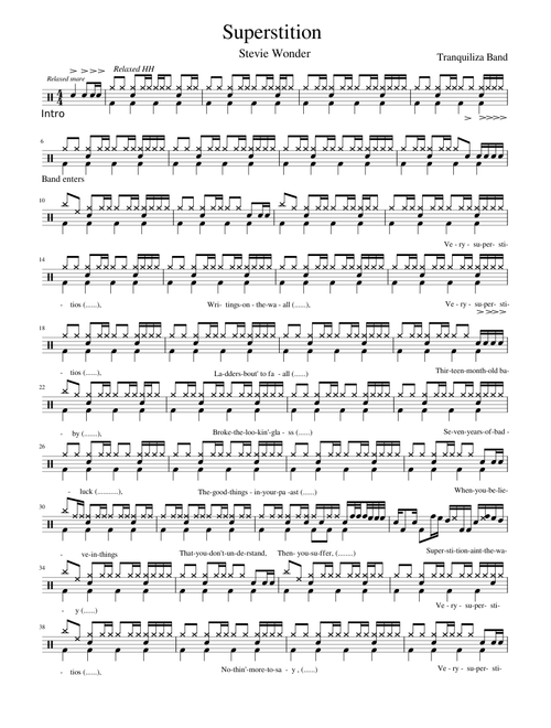 Superstition - Stevie Wonder