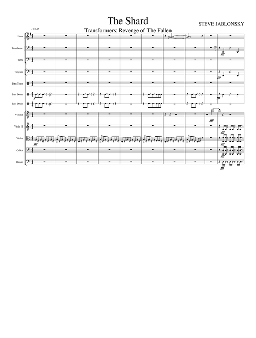 Transformers - The Shard (Arr. Michael Chavez) - Steve Jablonsky (Chamber Orchestra)