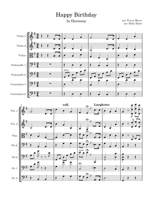 Happy Birthday – Misc Traditional