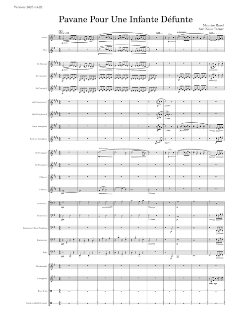 Pavane pour une infante défunte – Maurice Ravel