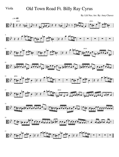 Old Town Road Viola