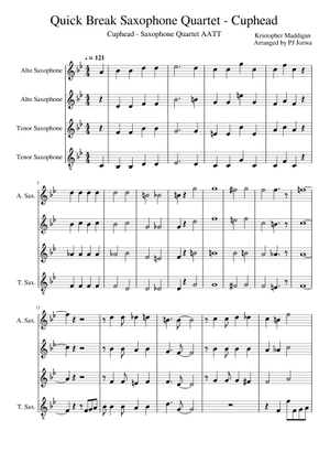 A Quick Break - Kristofer Maddigan – Cuphead Sheet Music for Tenor ...