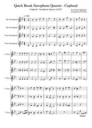A Quick Break A Quick Break - Kristofer Maddigan – Cuphead Sheet Music for Tenor ...