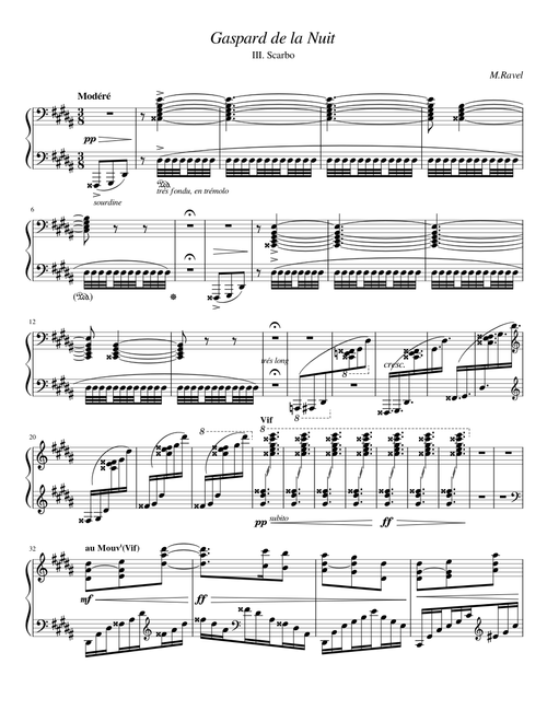 M.Ravel - Gaspard de la Nuit III. Scarbo