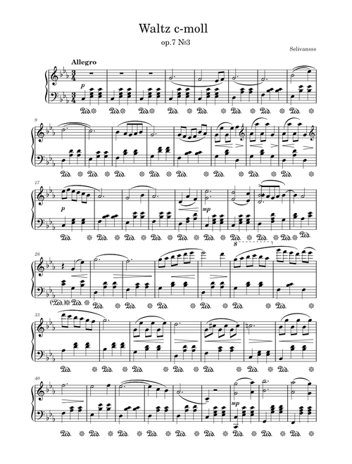 Waltz c-moll – selivansss