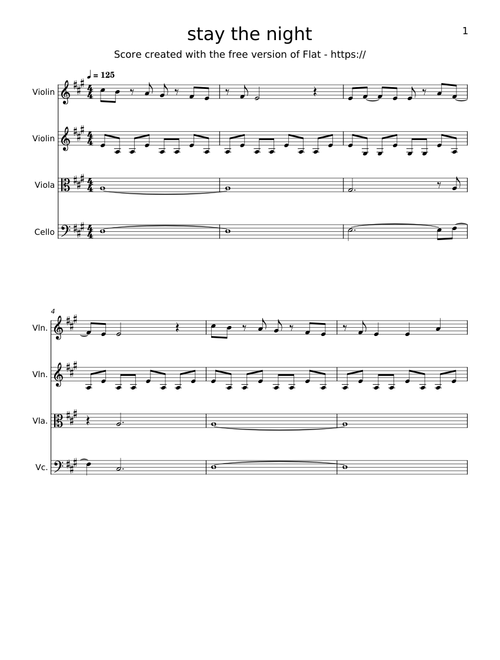 Stay The Night - Zedd