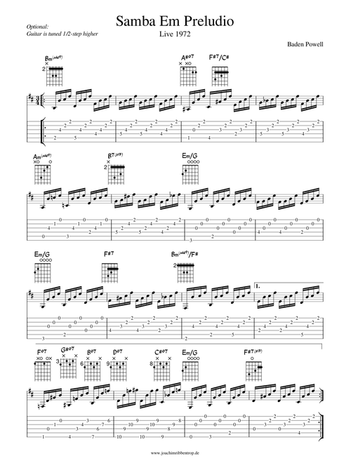 Samba Em Preludio – Baden Powell