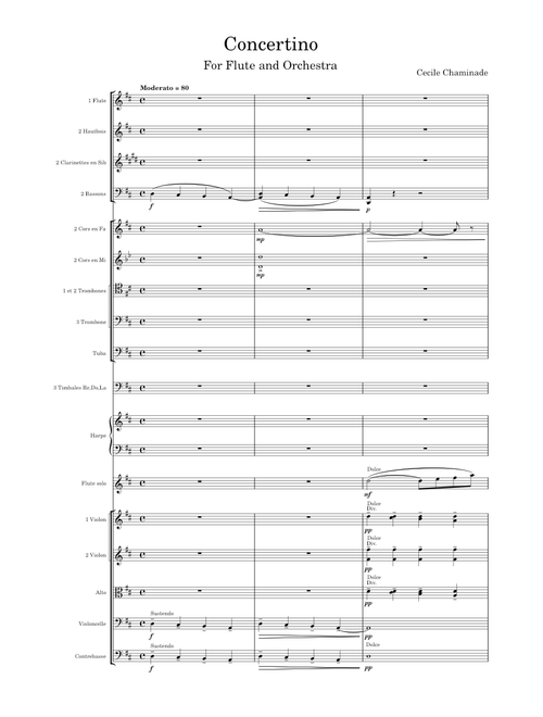 Concertino pour Flûte, Op.107 – Cécile Chaminade