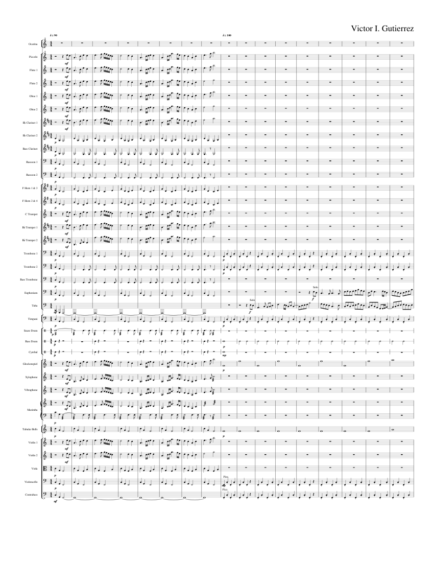 Work In progress Sheet music for Trombone, Euphonium, Tuba, Trombone ...