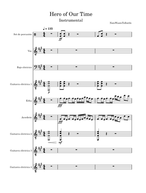 Hero of our time – NateWantsToBattle (Instrumental)