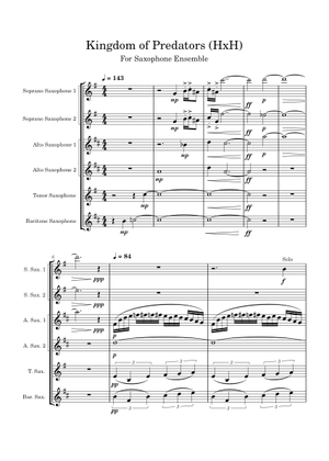 Hunter x Hunter OST - Kingdom of Predators Sheet Music with Chords