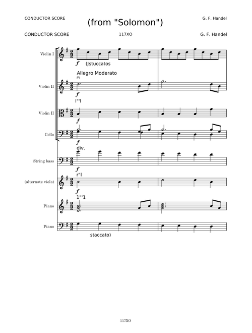 The Arrival of the Queen of Sheba – Georg Friedrich Händel Sheba