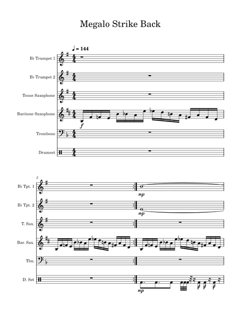 Megalo Strike Back – Toby Fox Brass Band