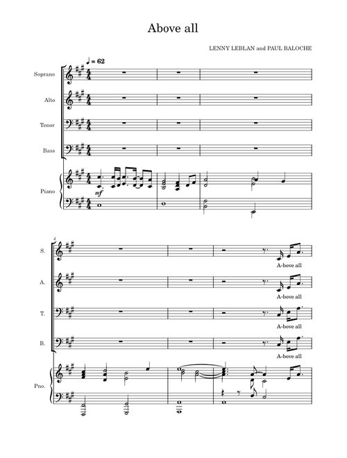 Above all – Paul Baloche Above All – Paul Baloche