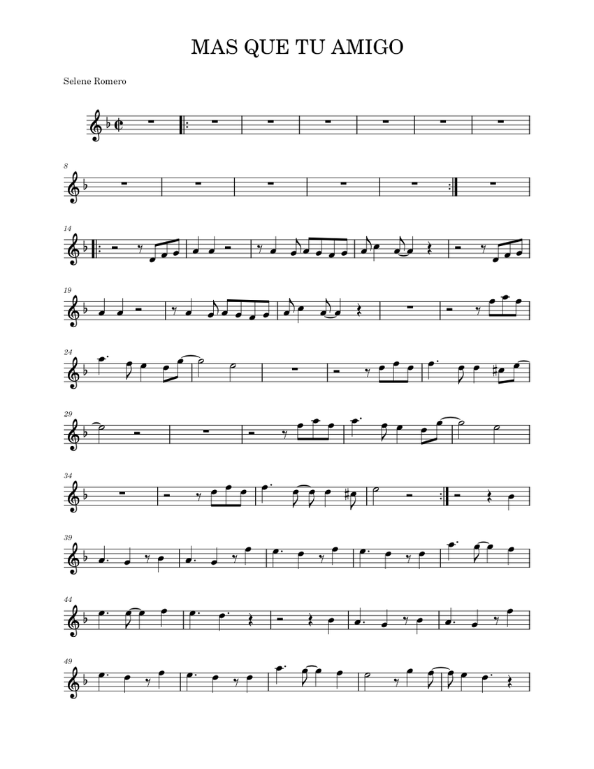 MAS_QUE_TU_AMIGO Sheet music for Piano (Solo)