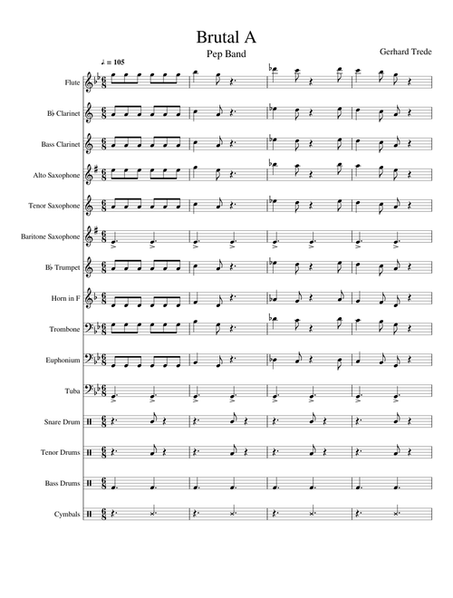 Spongebob Squarepants: Brutal A - Pep Band