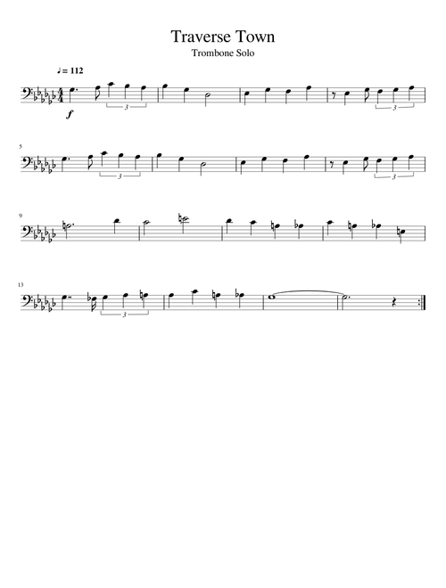 Traverse Town - Trombone Solo