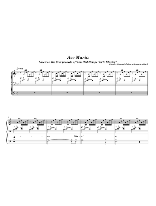 Ave Maria - Gounod/Bach - CG 89a – Charles Gounod
