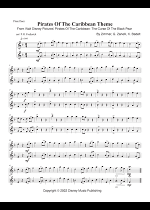 Play Official version of Pirates of the Caribbean Sheet Music by