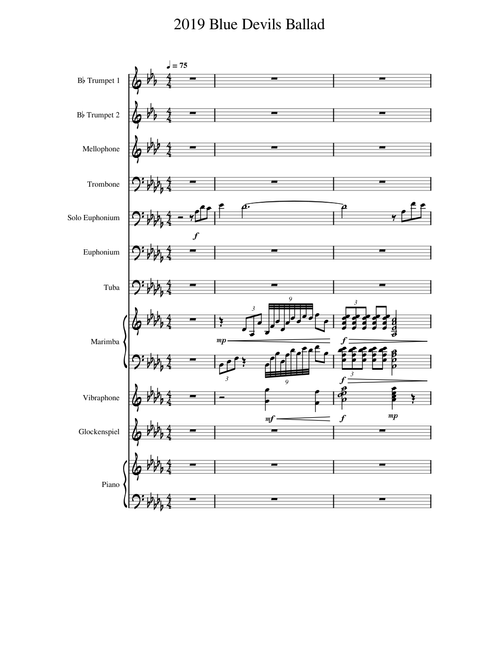 Blue Devils 2019 Ballad
