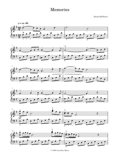 Memories – Daniel Hellbach