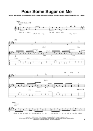 Play Official version of Hysteria Sheet Music by Muse for