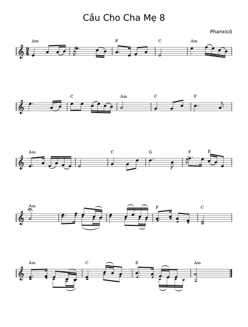 Cầu Cho Cha Mẹ 8 - Lm. Nguyễn Duy - Phanxicô