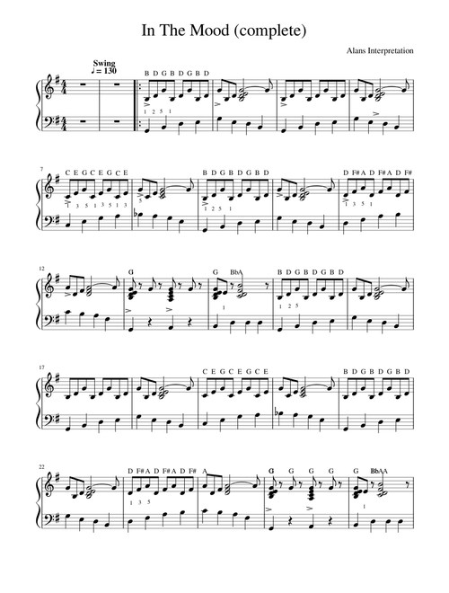 In The Mood (complete)
