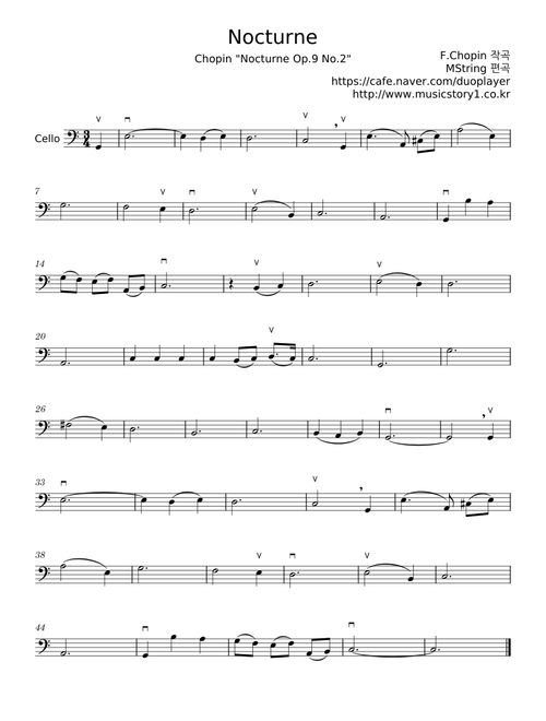Nocturne In Eb Major, Op.9, No.2 - Frédéric Chopin