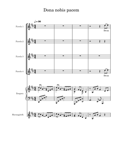 Dona nobis pacem – Misc Traditional
