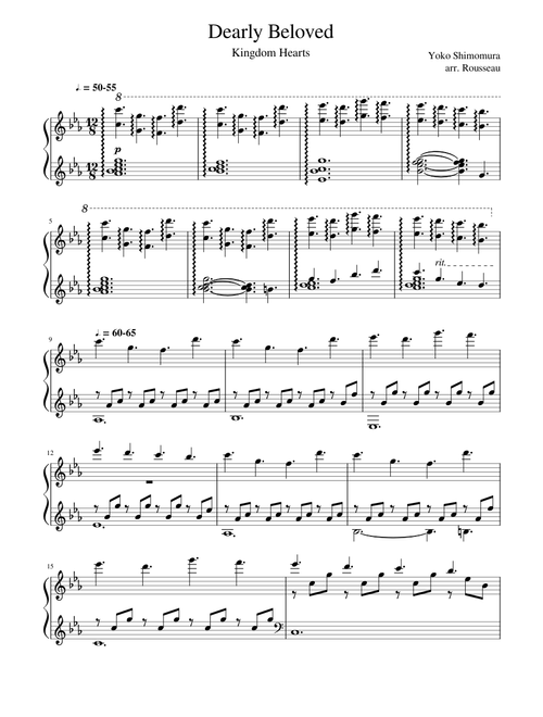 Dearly Beloved - arr. Rousseau