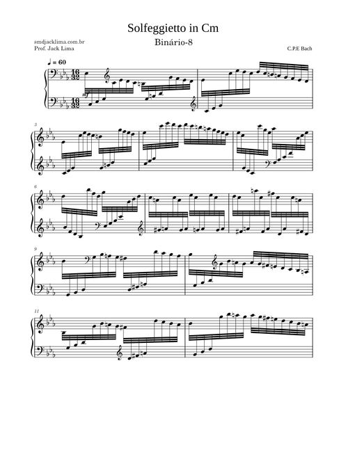 Solfeggietto – Carl Philipp Emanuel Bach