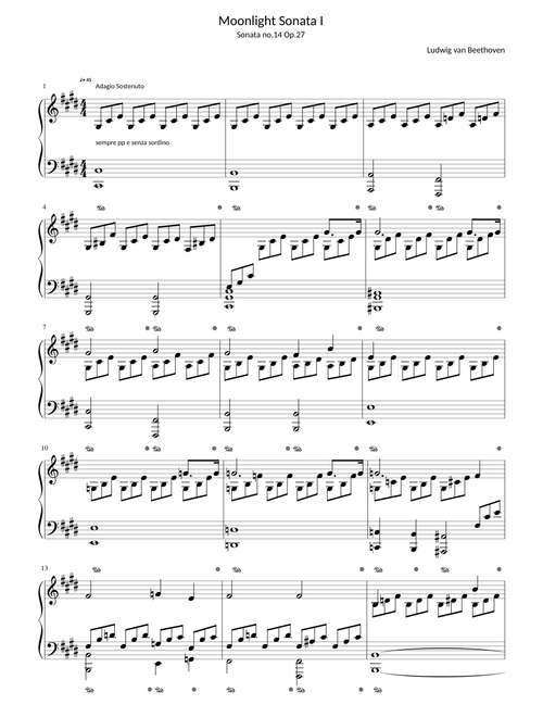 Moonlight Sonata I