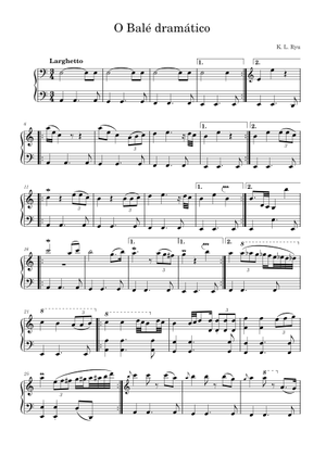 Dramatic Ballet Sheet music for Piano (Solo) Easy | Musescore.com