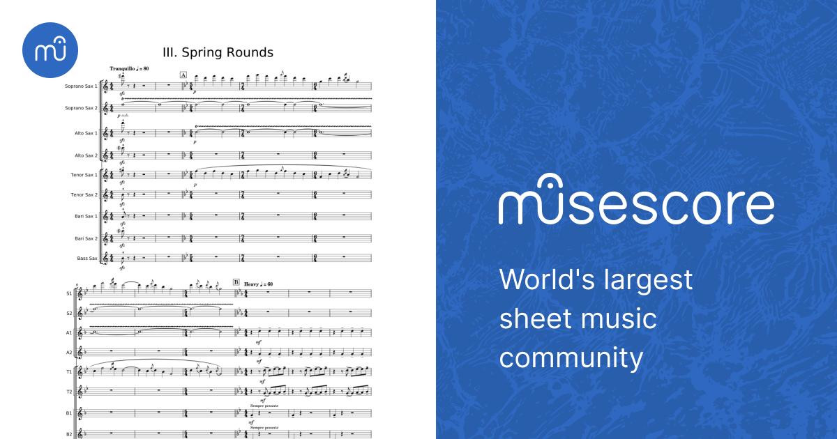 Excerpts from The Rite of Spring - Matthew Howell Sheet Music for ...