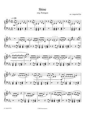 enemigo Murmullo muerto Free PENTAGON (펜타곤) sheet music | Download PDF or print on Musescore.com