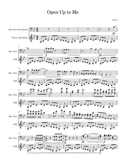 Open Up to Me – isaacnk13
