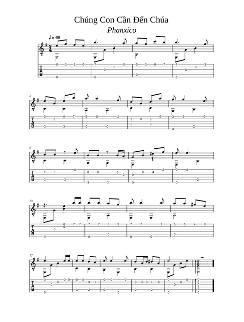 Chúng Con Cần Đến Chúa