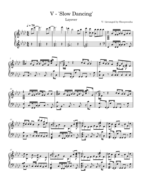 V - 'Slow Dancing'