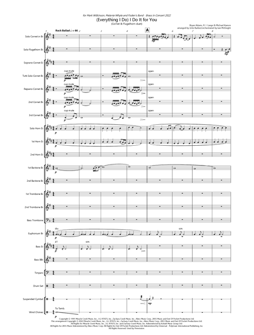 (everything I Do) I Do It For You (Arr. John Barber) - Bryan Adams (Brass Band)
