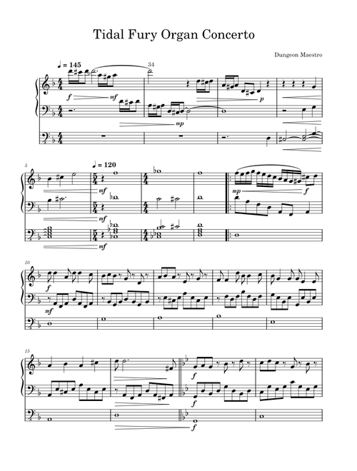 Tidal Fury Organ Concerto – skywakersword