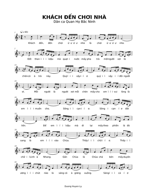 KHÁCH ĐẾN CHƠI NHÀ (Đàn Bầu)