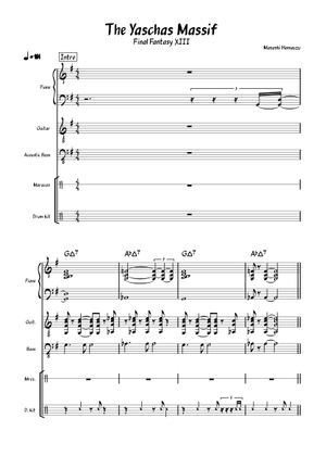 Final Fantasy XIII - The Yaschas Massif Sheet Music for Viola