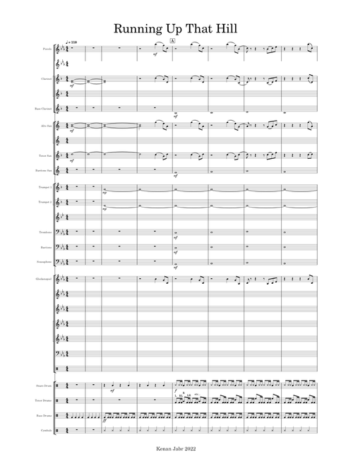 Running Up That Hill (Marching Band Arrangement)