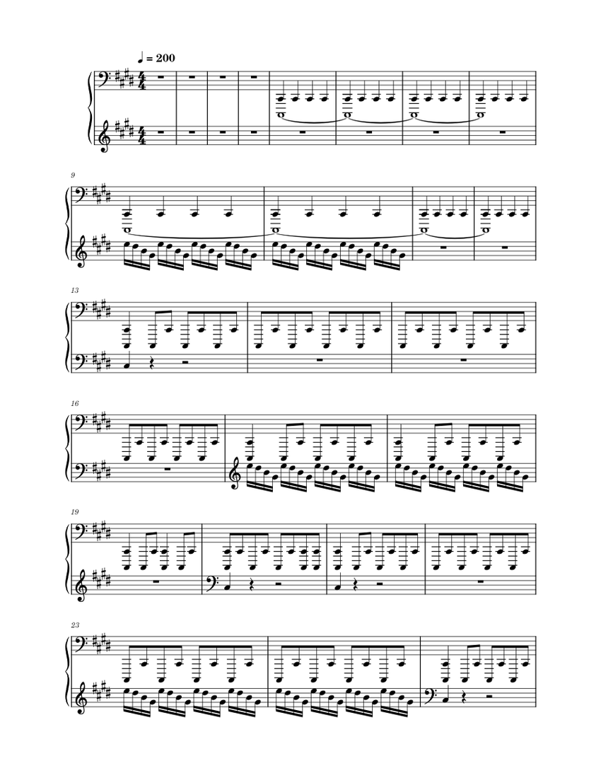 Blue Zenith – Xi XI - Blue Zenith Solo EpreTroll Sheet Music for Piano ...