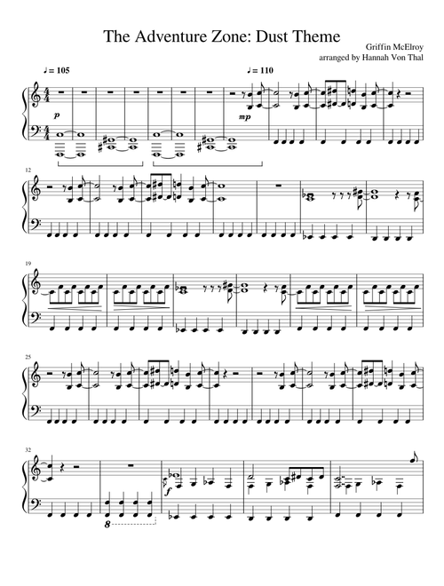 The Adventure Zone: Dust Theme