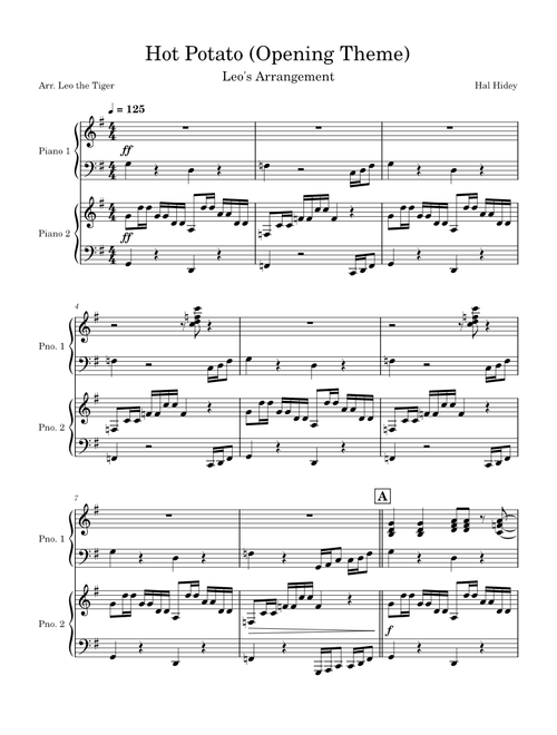 Hot Potato (TV Theme, Opening) – Hal Hidey